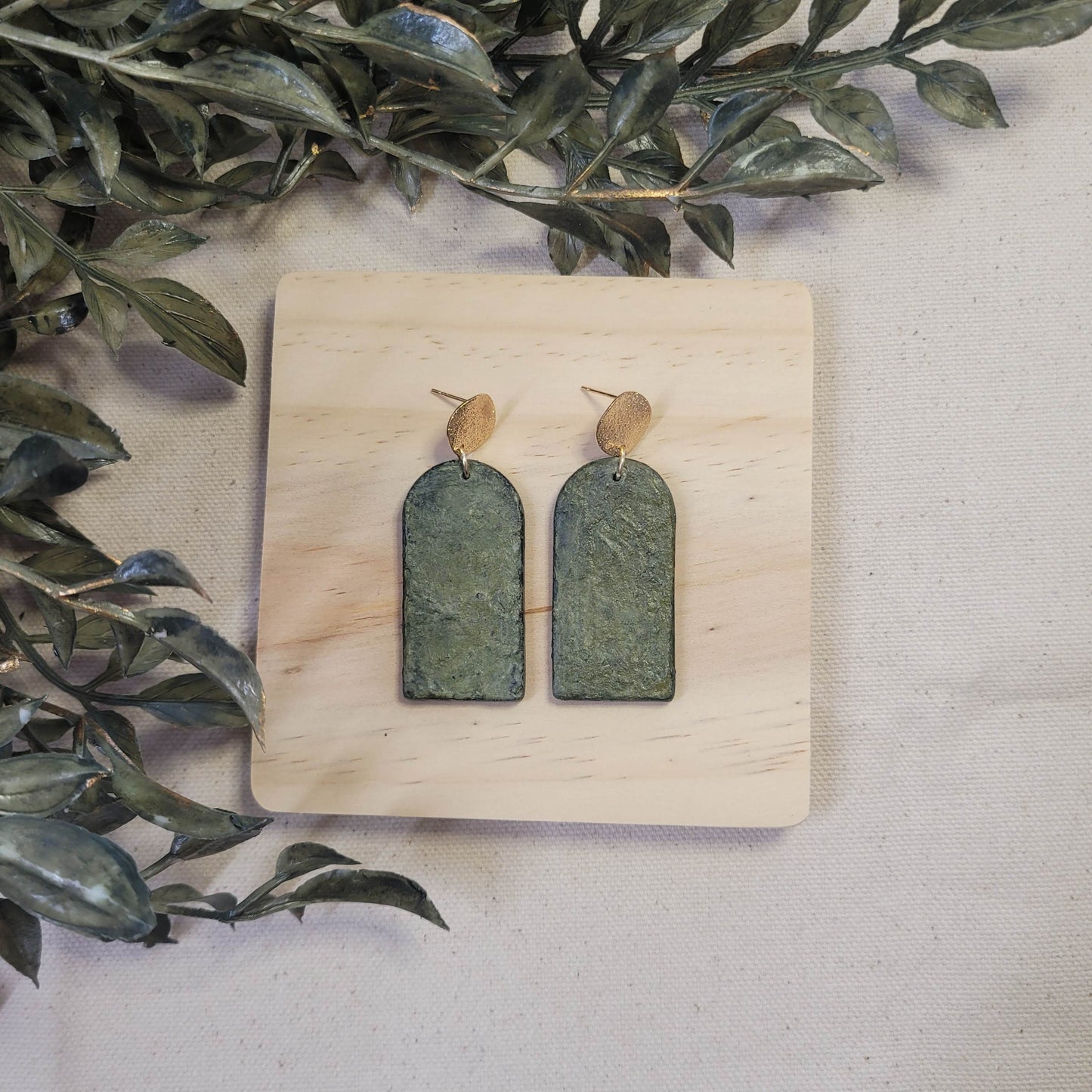 Green Textured Arch