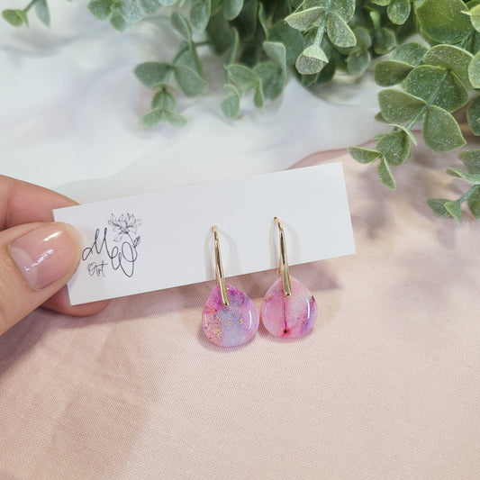Lavender Rose Mini Teardrop