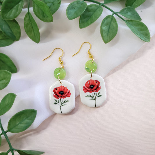 August Birth Month Earrings