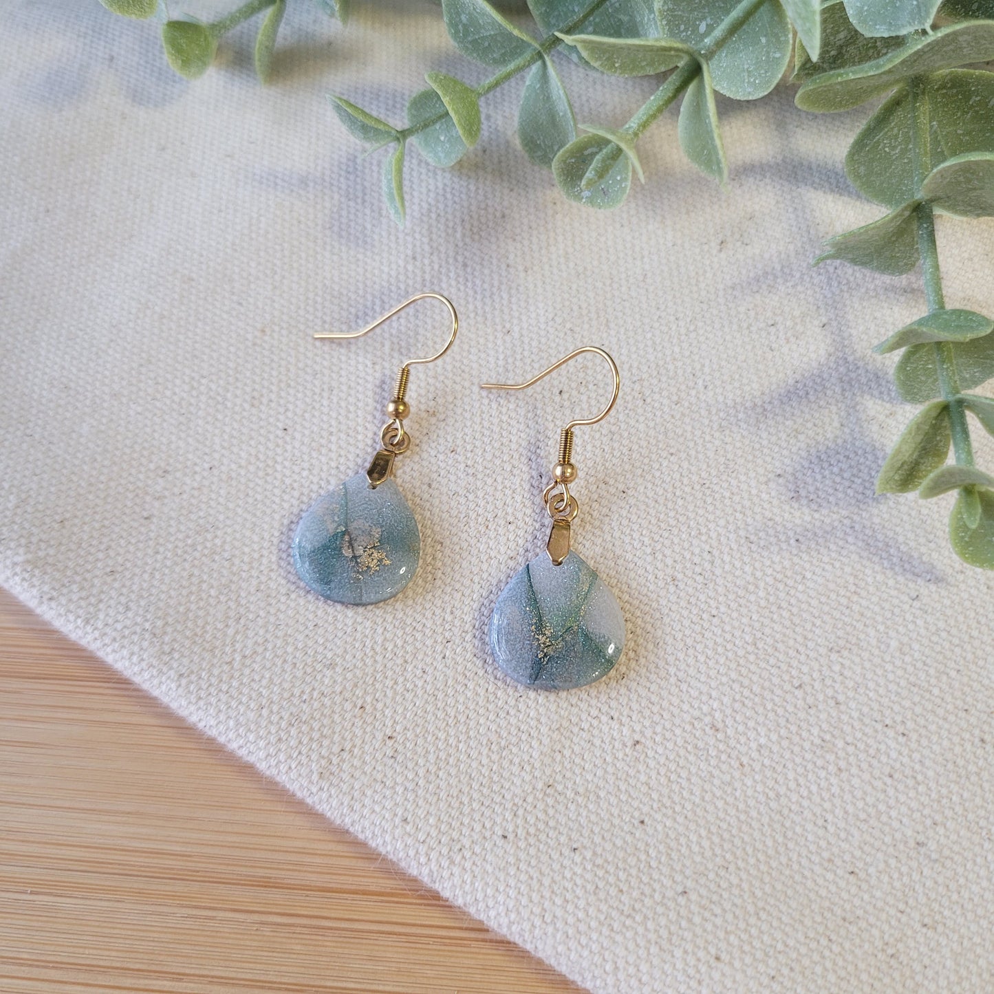 Sage Green Agate Mini Drop
