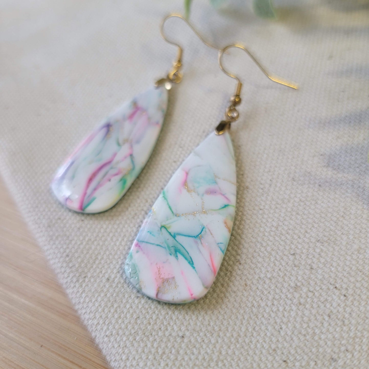 Tie Dye Scraps Teardrop