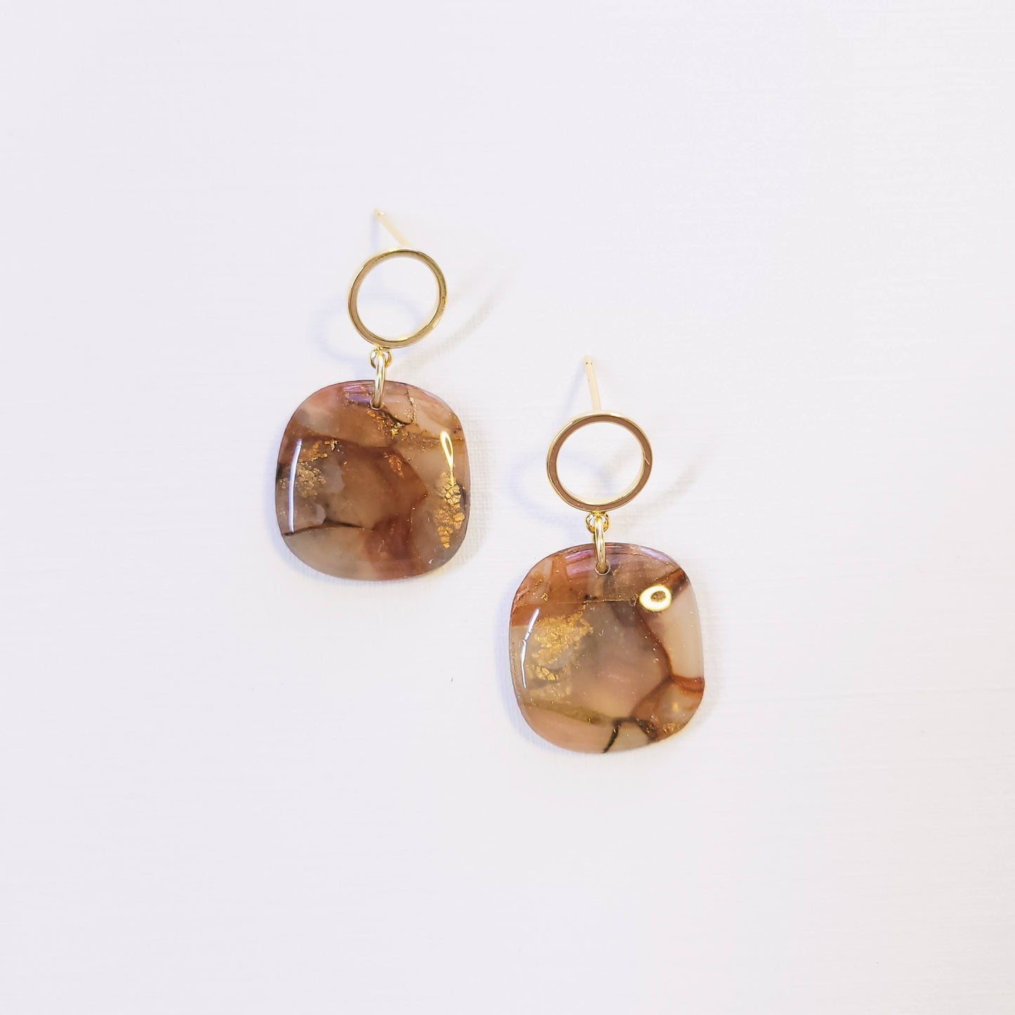 Autumn Agate Pebble Drop