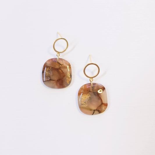 Autumn Agate Pebble Drop
