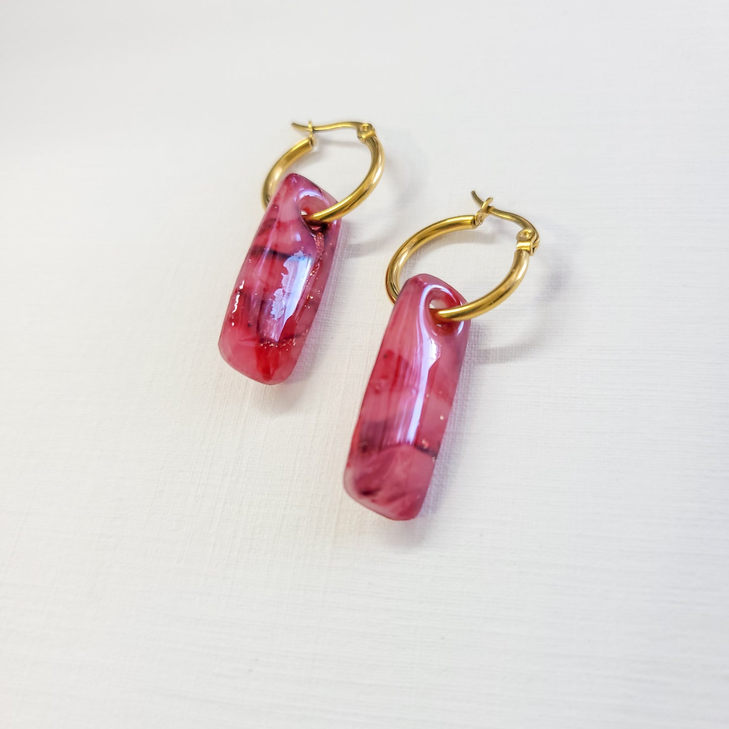 Crimson Agate Rectangle