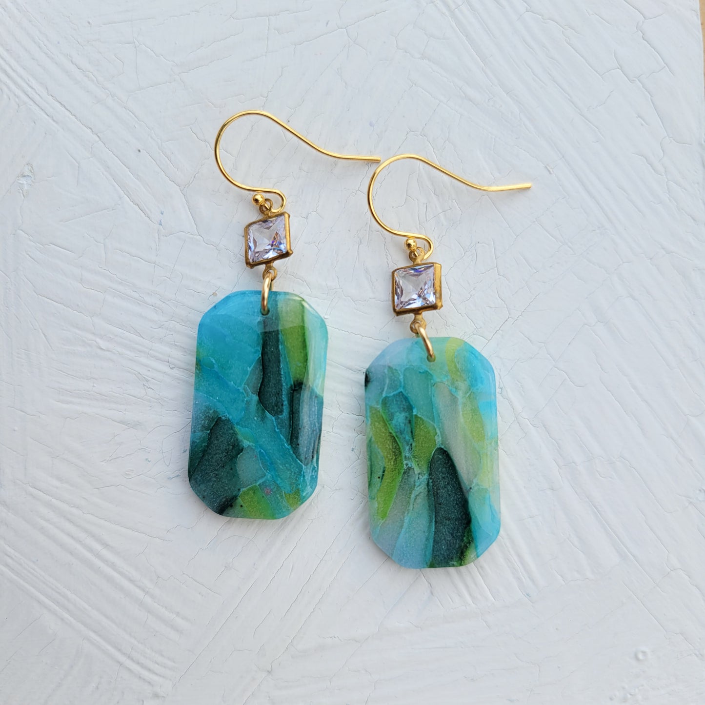 Spring Agate Rectangle