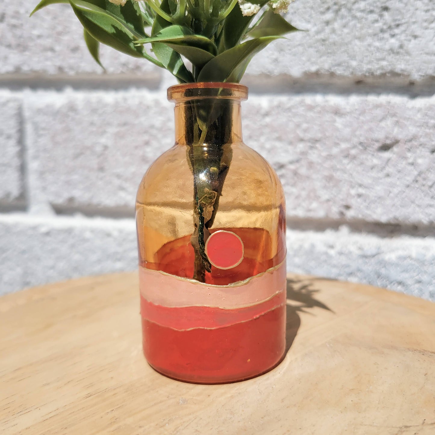 Pink Landscape Vase