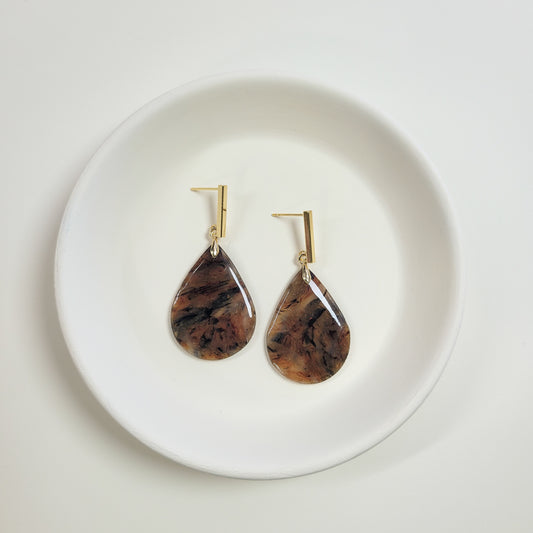 Tortoise Shell Teardrop