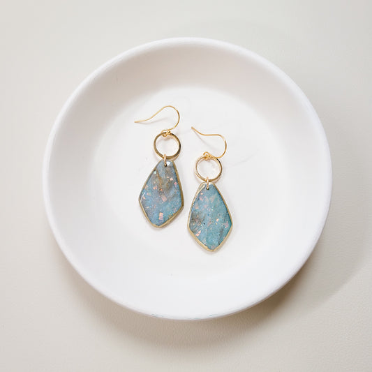 Blue Opal Teardrop