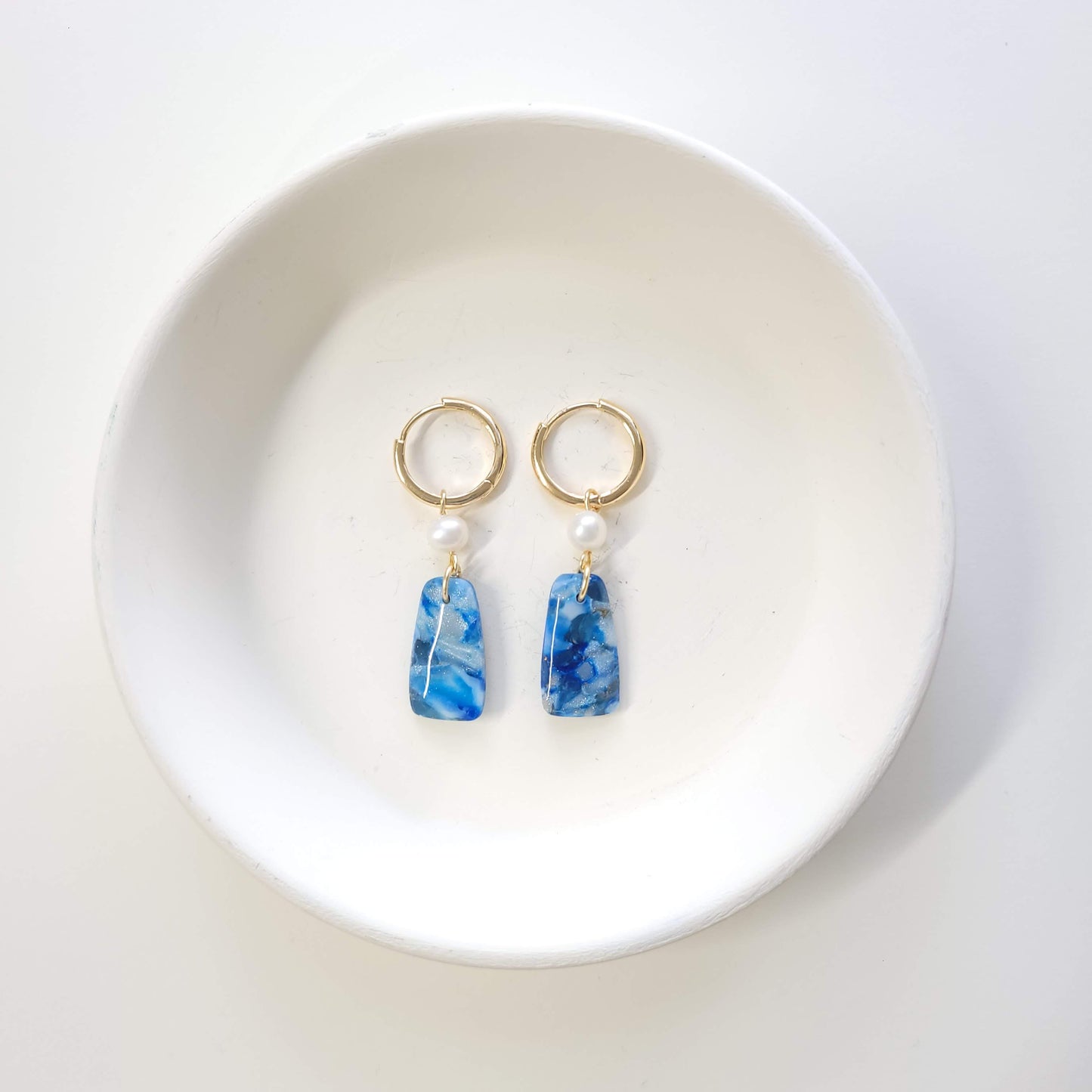 Blue Pearl Dangle