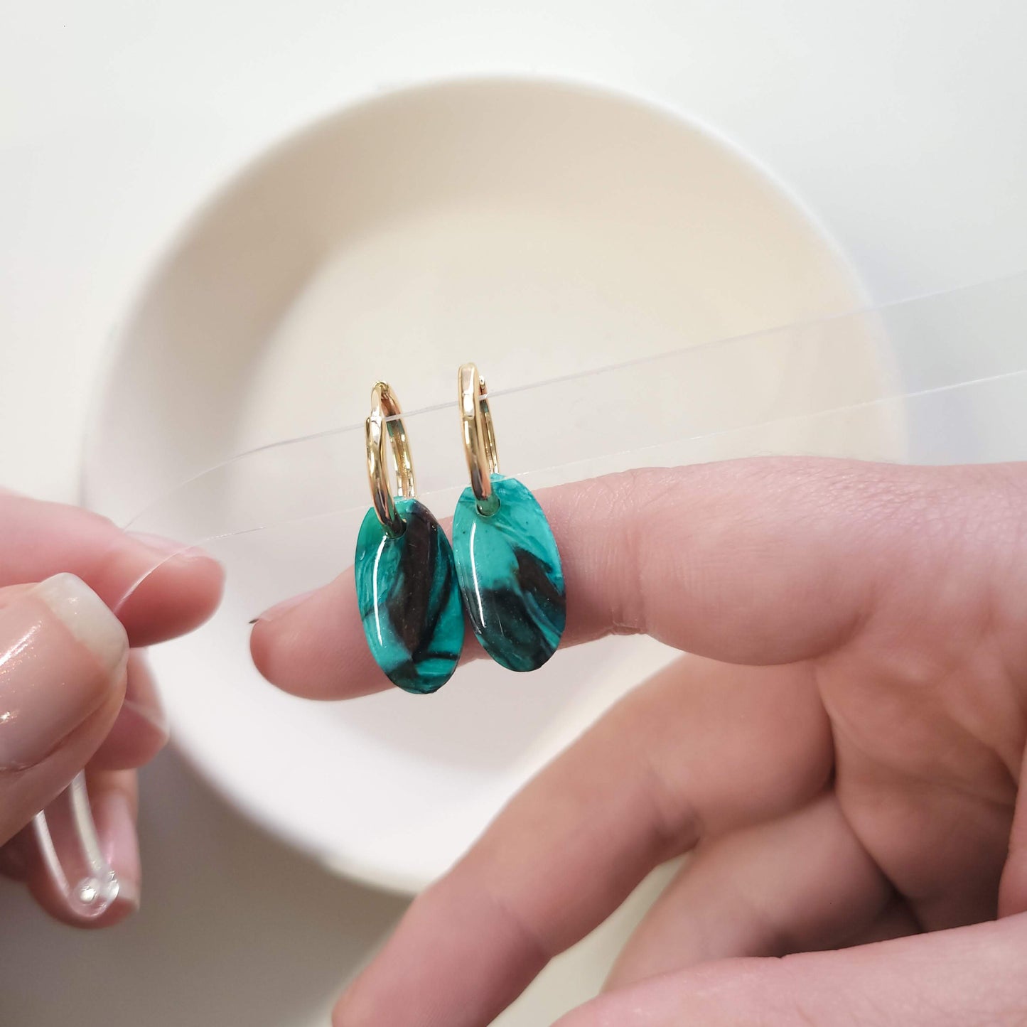 Tibetan Turquoise Mini Oval