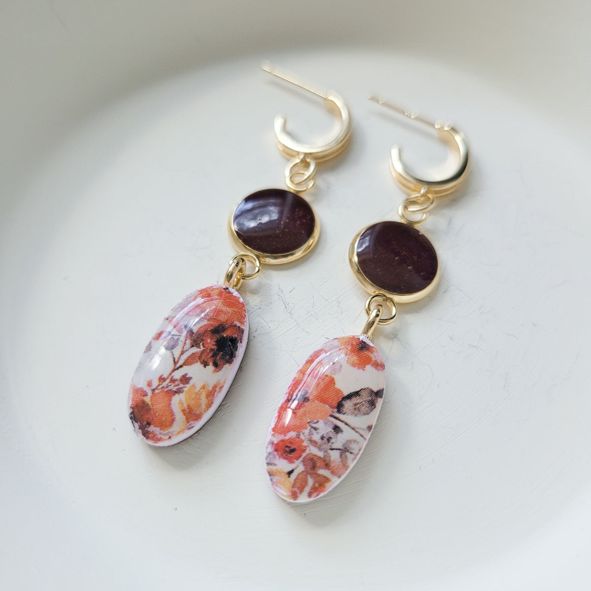 Autumn Floral Slim Dangle
