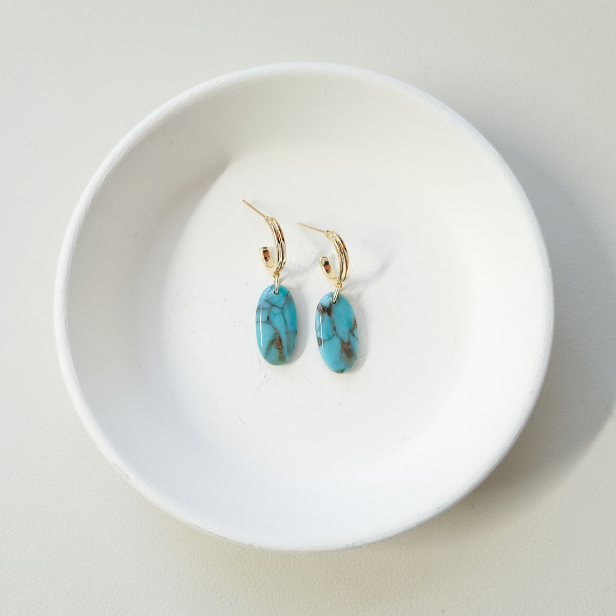Turquoise Mini Oval