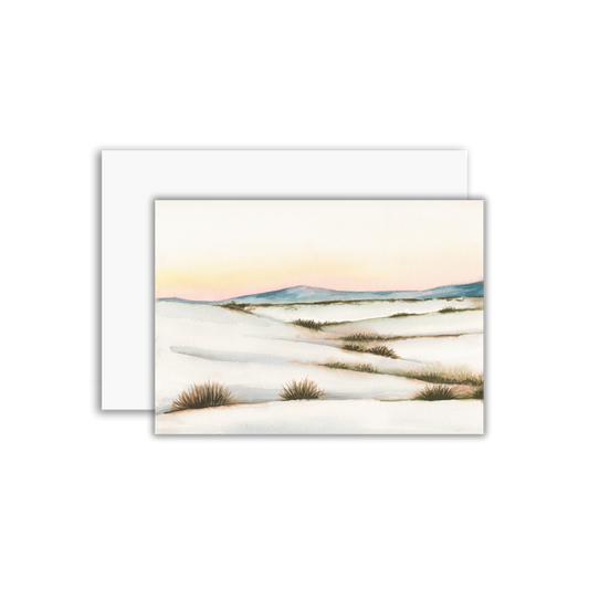 White Sands Greeting Card