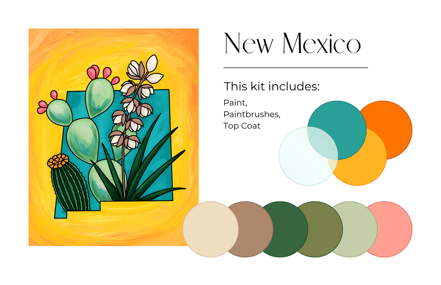 New Mexico Paint Kit