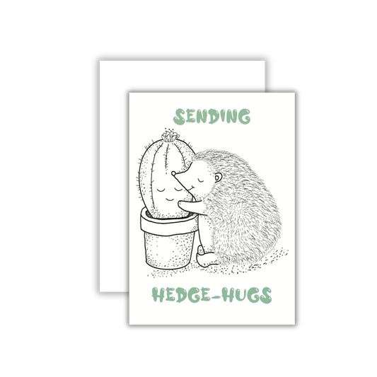 Hedge-hugs Card
