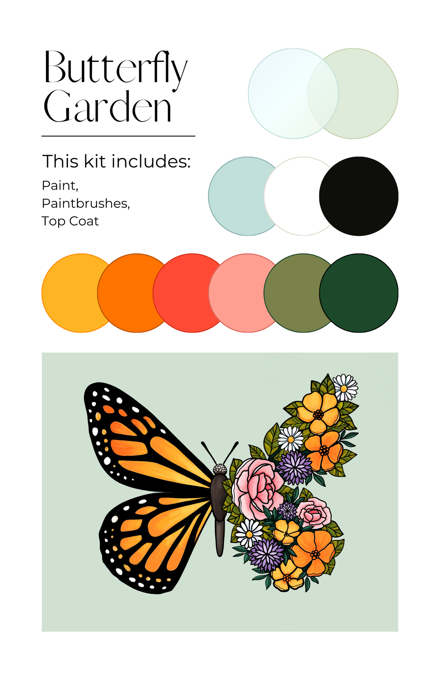 Butterfly Garden Paint Kit