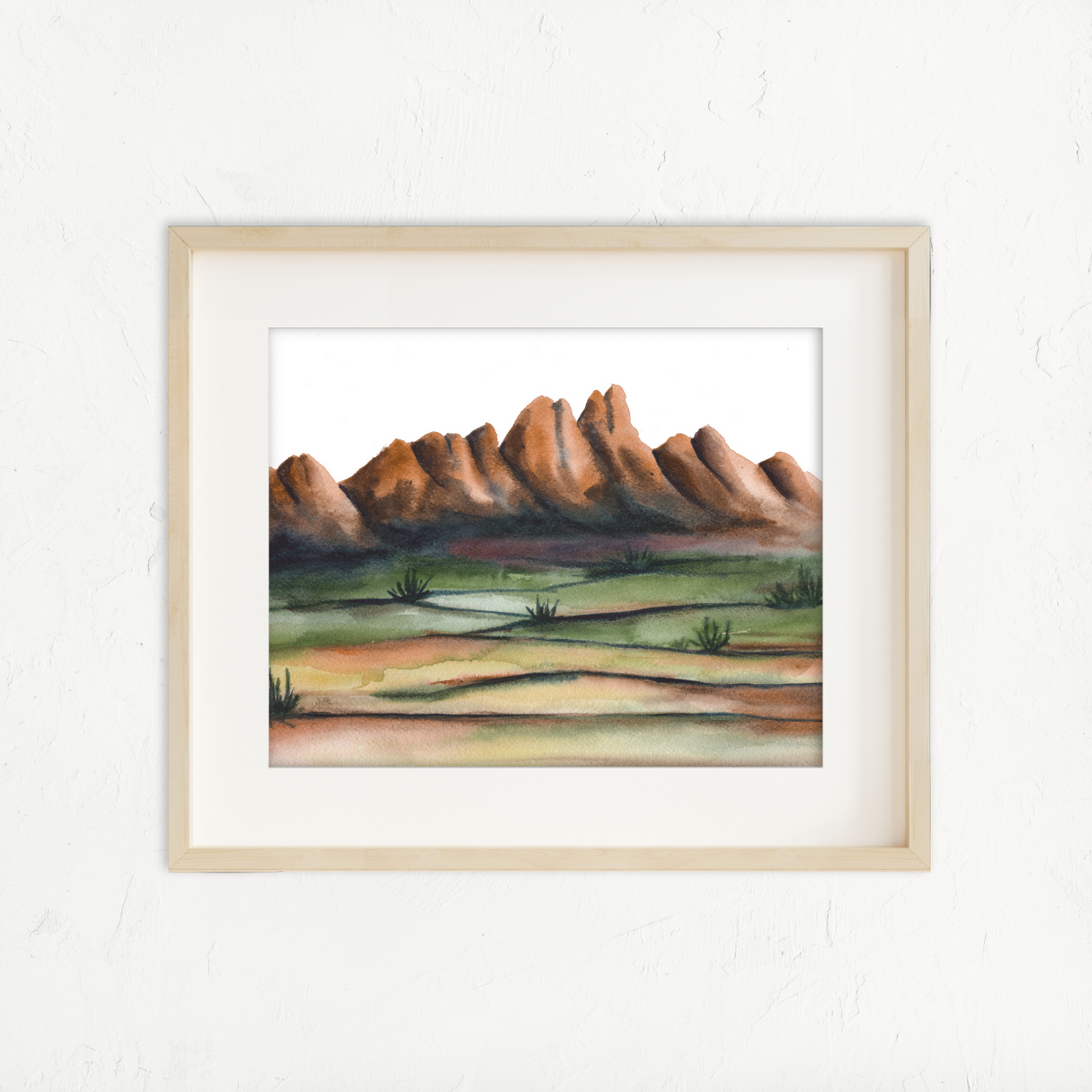 Watercolor Organ Mountains