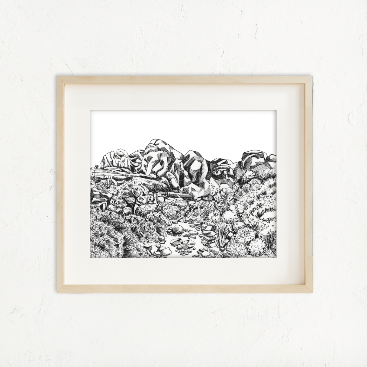 Dripping Springs Ink Print