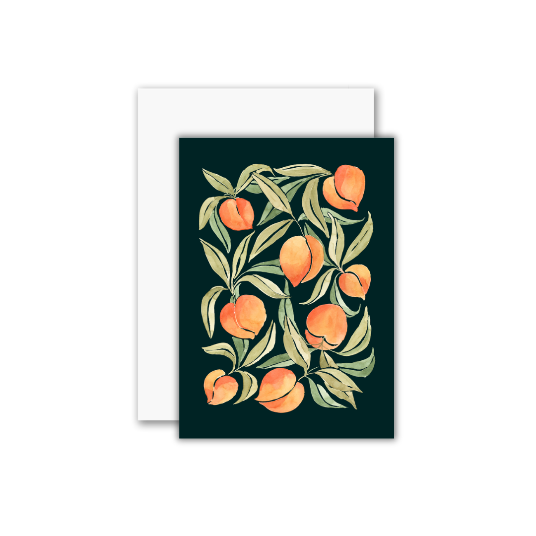 Peaches Greeting Card
