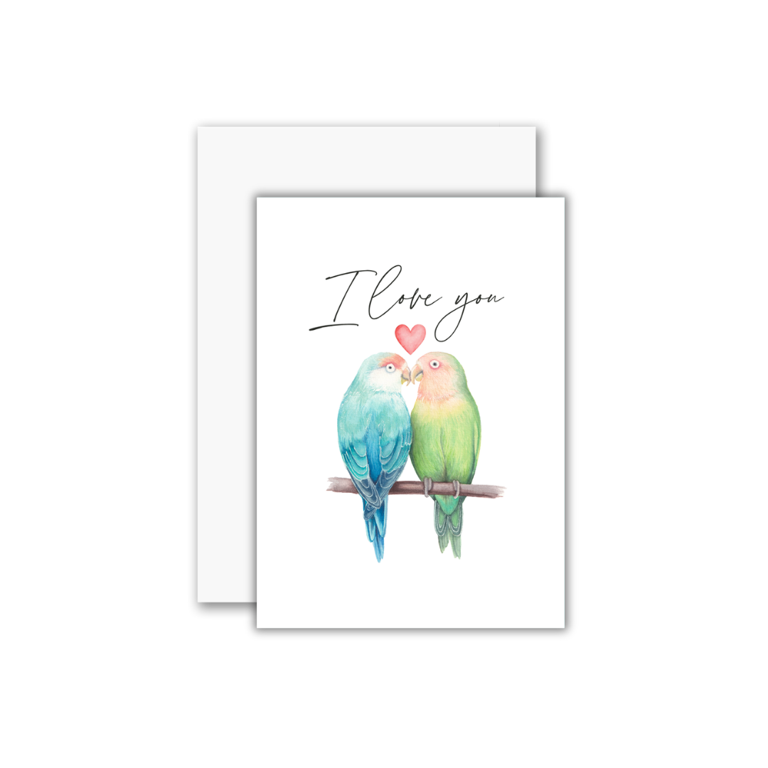 Lovebird Greeting Card