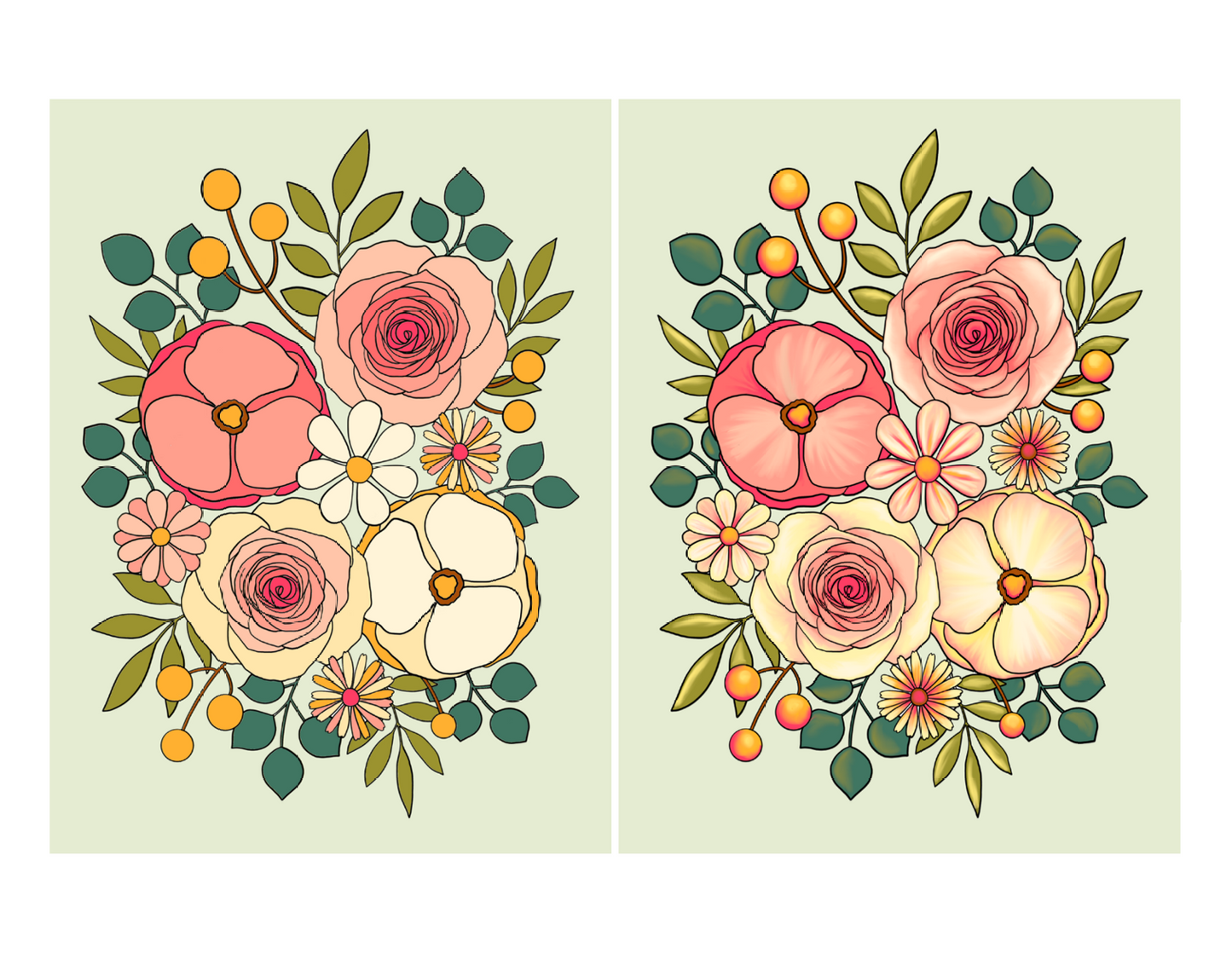 Bouquet Paint Kit