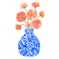 Iceland Poppies Talavera Vase