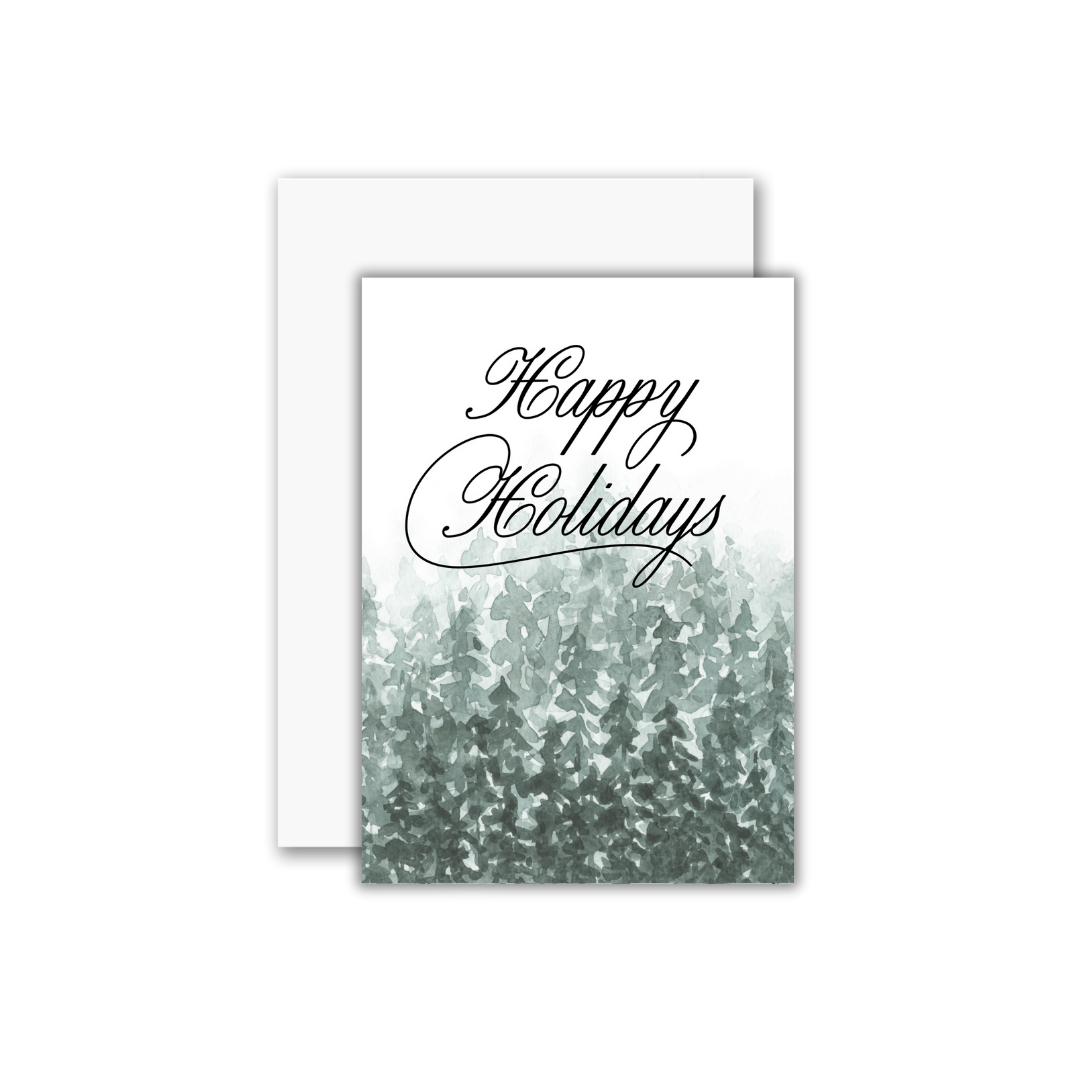 Pine Forest Greeting Card