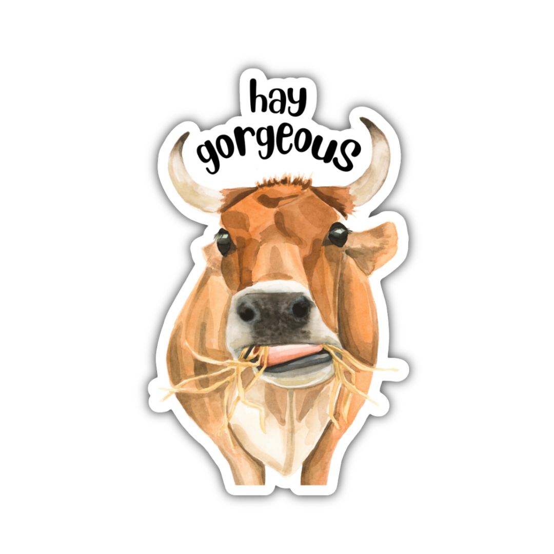 Hay Gorgeous Sticker