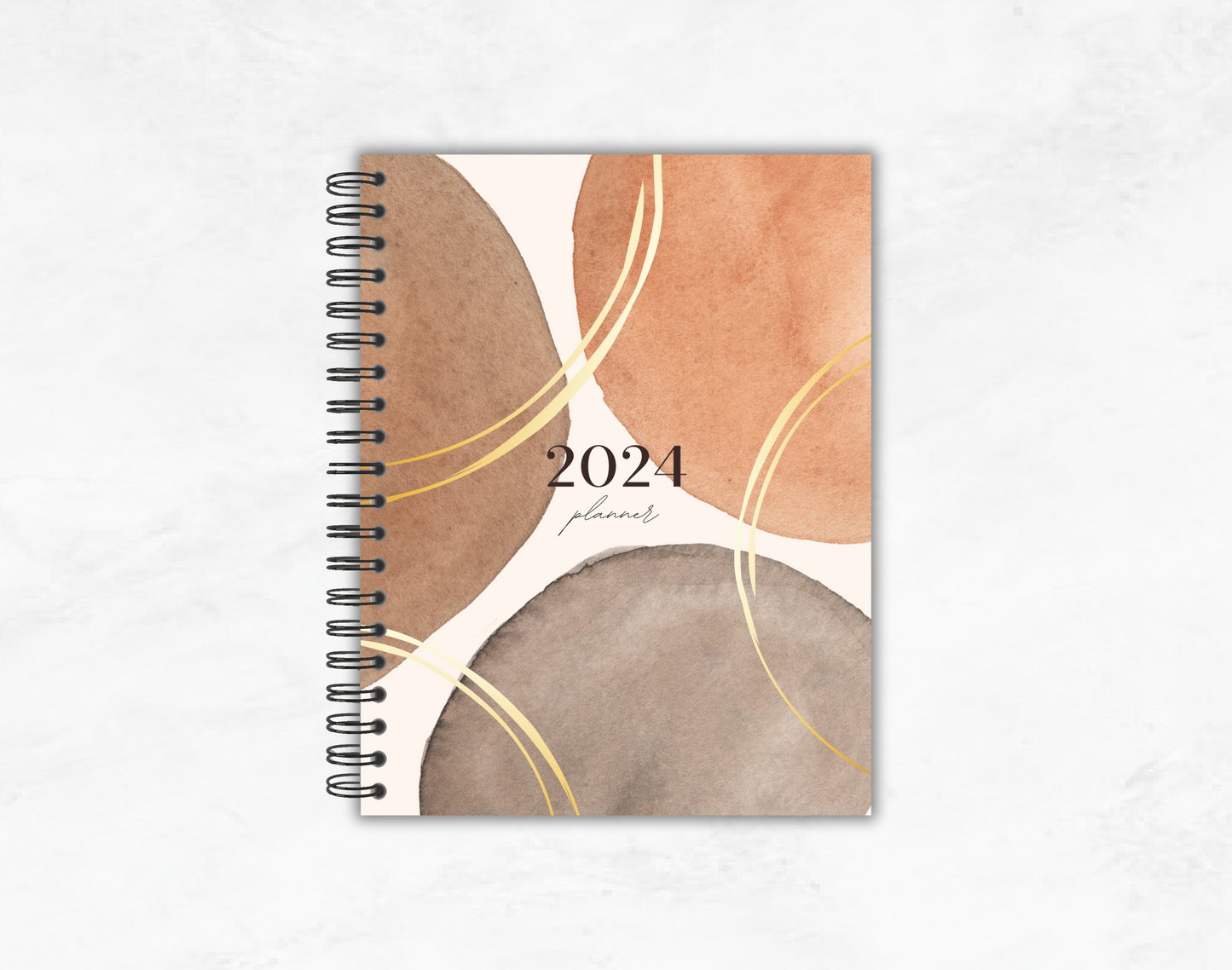 Abstract Watercolor Planner