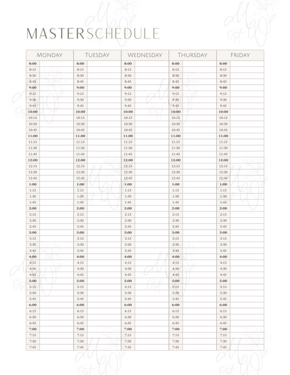 Master Scheduler