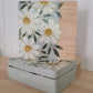 Light Green Daisy Coaster Set