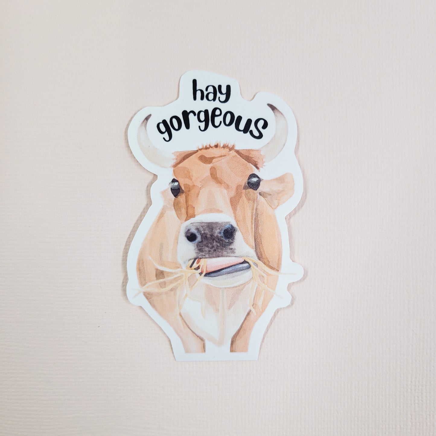 Hay Gorgeous Sticker