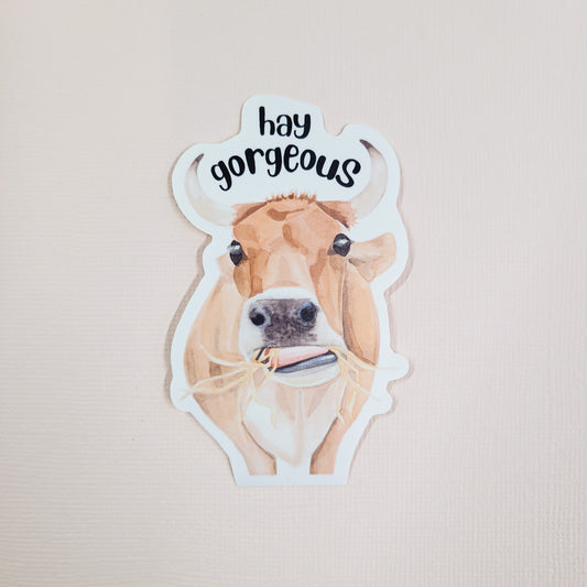 Hay Gorgeous Sticker