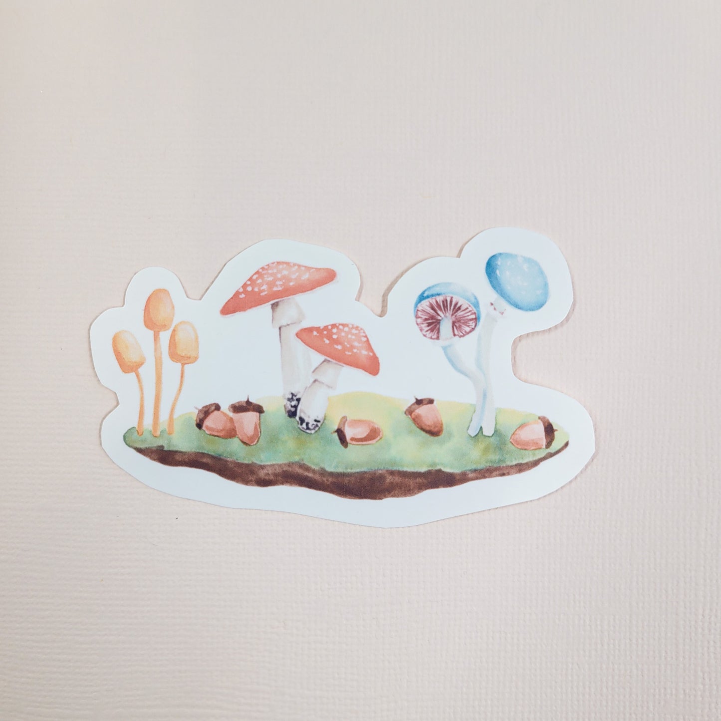 Mushroom Family Sticker