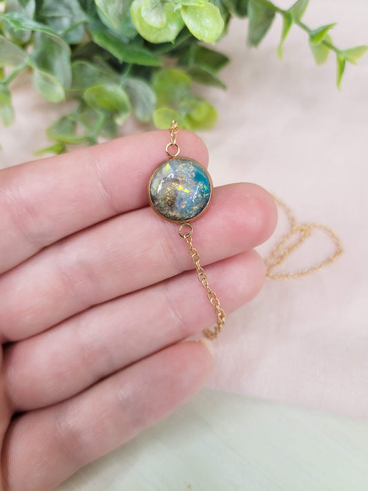 Blue Opal Necklace