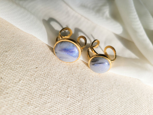 Moonstone Adjustable Ring