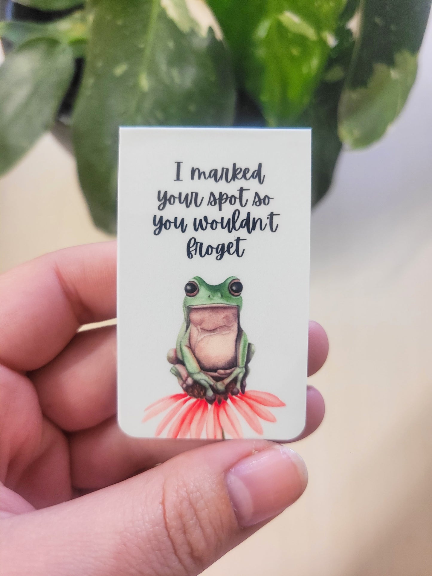 Frog Magnetic Bookmark