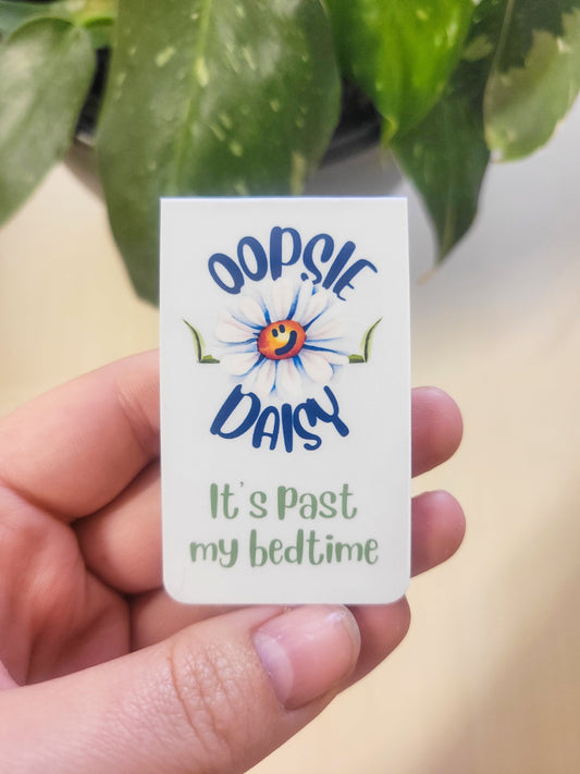 Oopsie Daisy Magnetic Bookmark