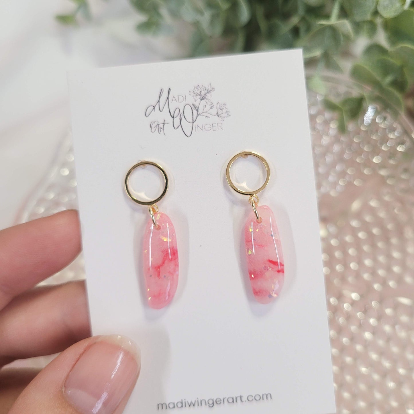 Pink Opal Mini Dangle