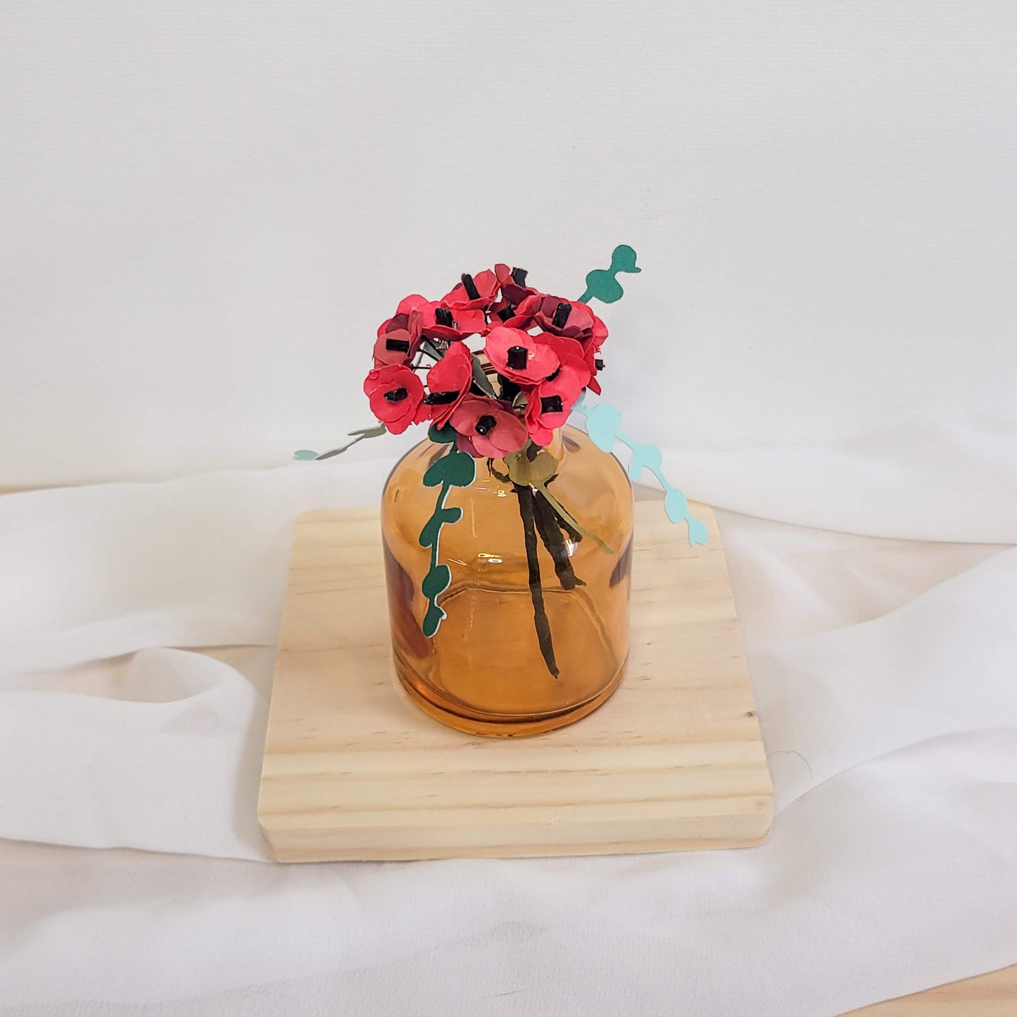 Poppies Mini Bouquet Vase