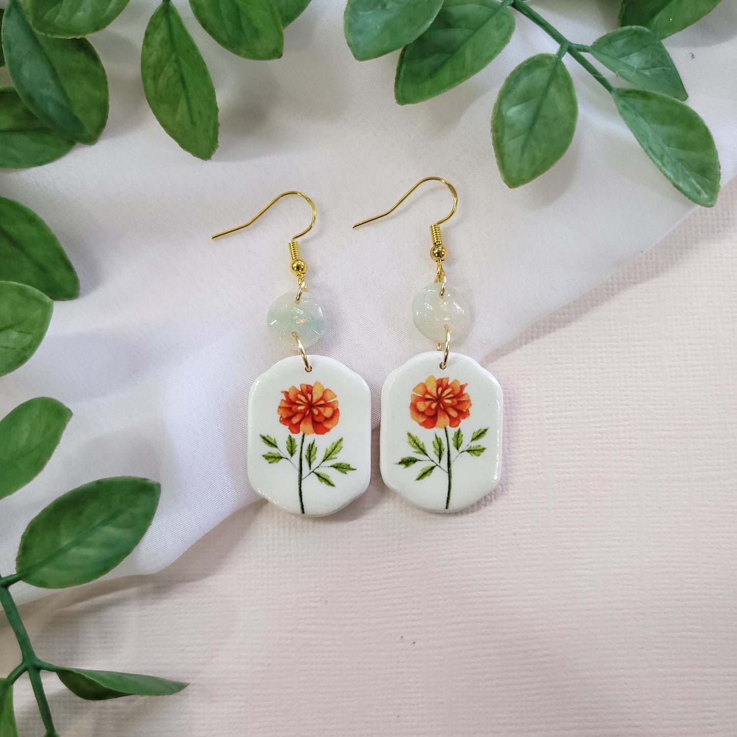 October Birth Month Earrings