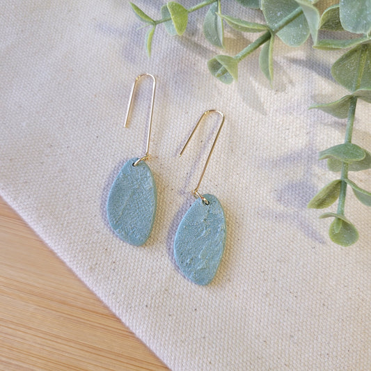 Textured Bluegreen Dangle