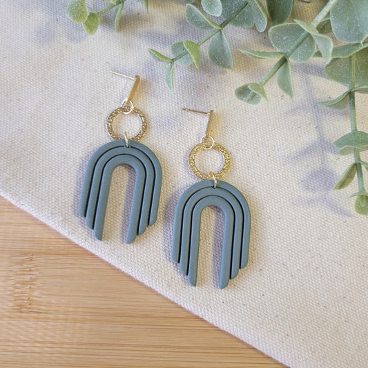 Bluegreen Embossed Arch