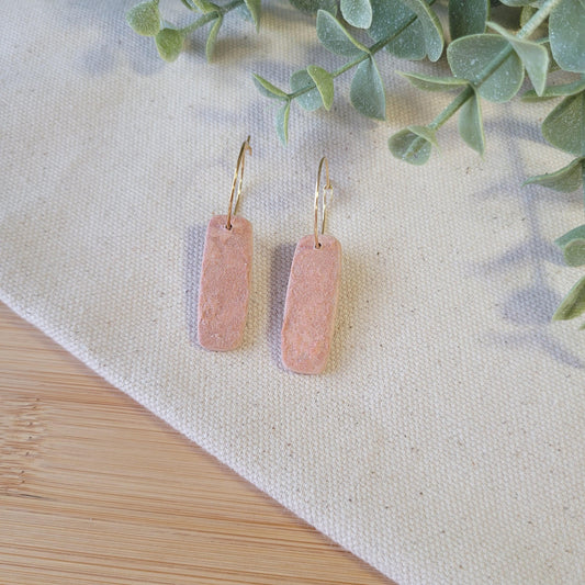Light Terracotta Rectangle Hoop