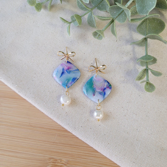 Jewel Tone Scraps pointed drop