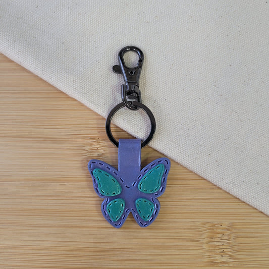 Butterfly Keychain Teal