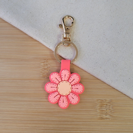 Flower Keychain Pink