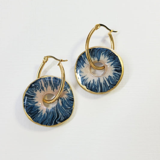 Blue Striped Hoop