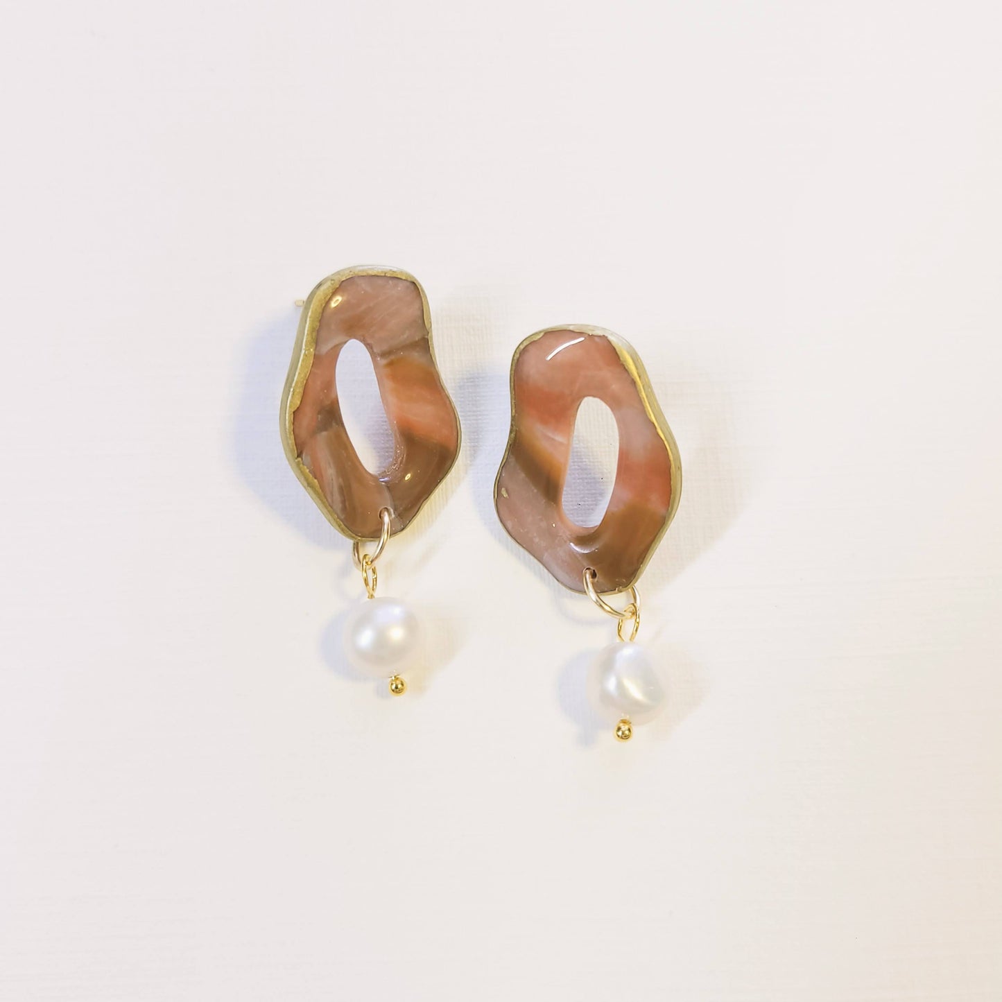 Asymmetrical Hoop- Orange