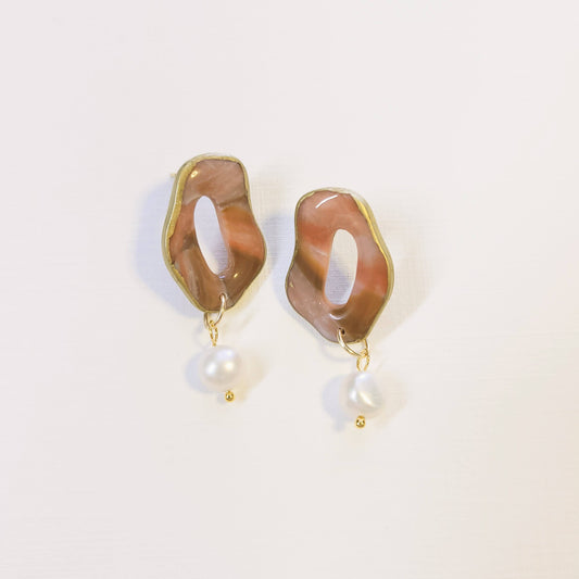 Asymmetrical Hoop- Orange
